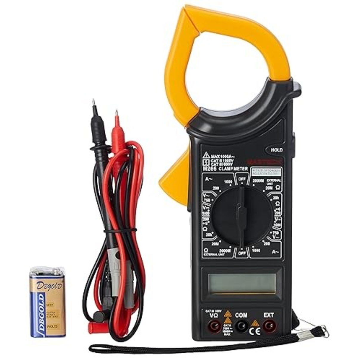 Mastech M266 AC Digital Clamp Meter 1000A Multimeter (Digital Clamp Meter) image 1