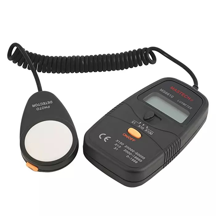 Mastech MS6610 Digital Light Meter (Lux Meter / Light Intensity Measurement) image 2