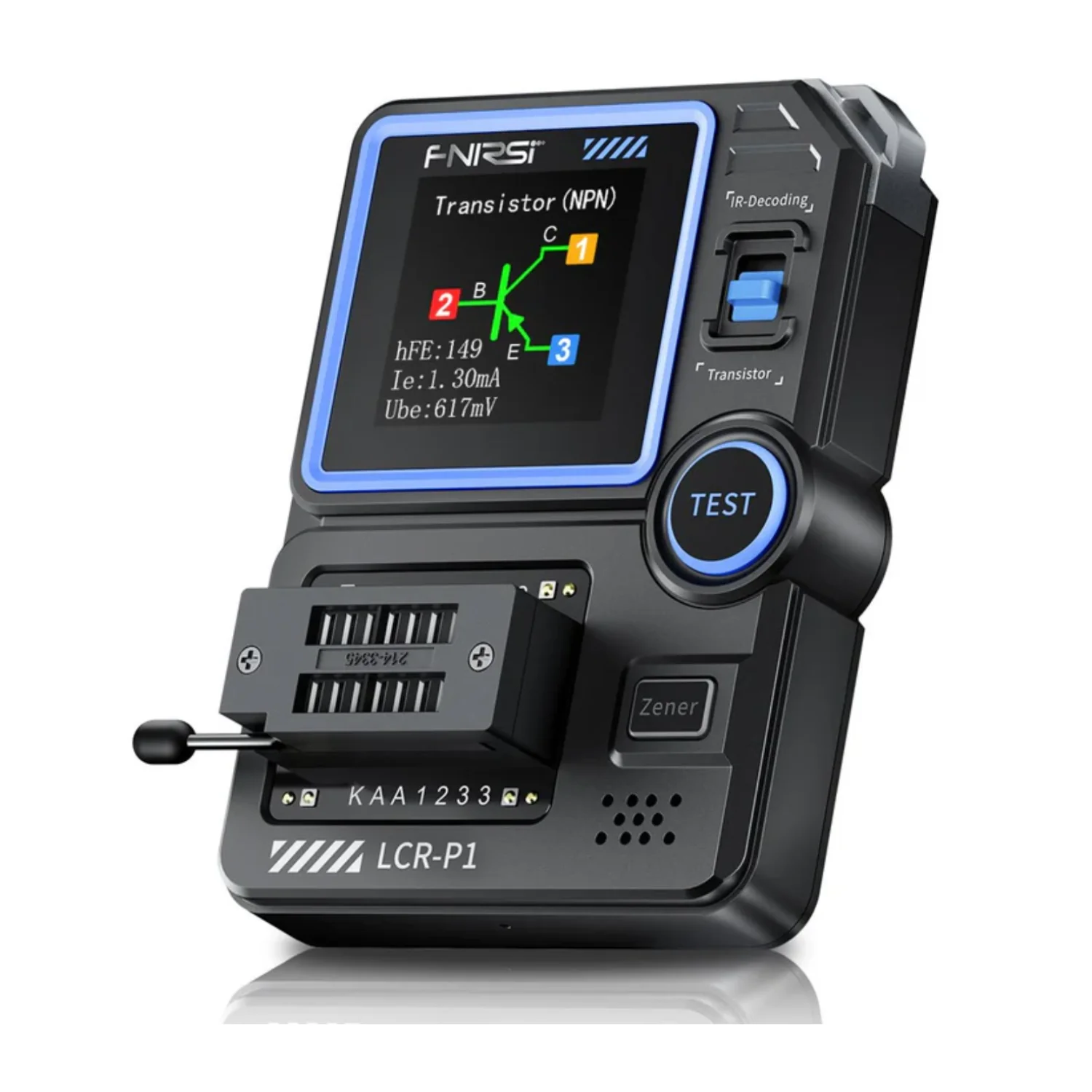 FNIRSI LCR-P1 Multifunction Transistor Capacitor Tester (LCR-P1 Component Analyzer) image 1