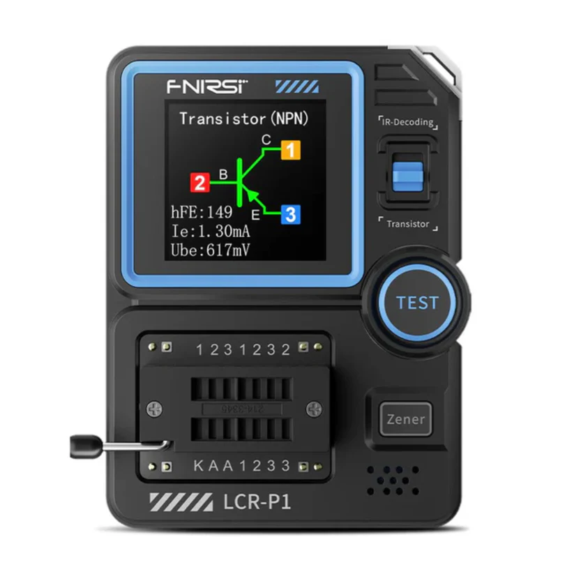 FNIRSI LCR-P1 Multifunction Transistor Capacitor Tester (LCR-P1 Component Analyzer) image 2