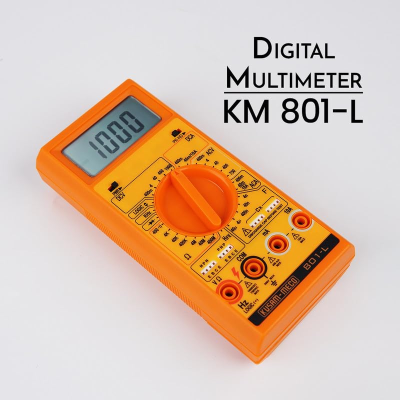Kusam-Meco 801-L Digital Multimeter (4000 Counts, Auto Range Multimeter) image 4