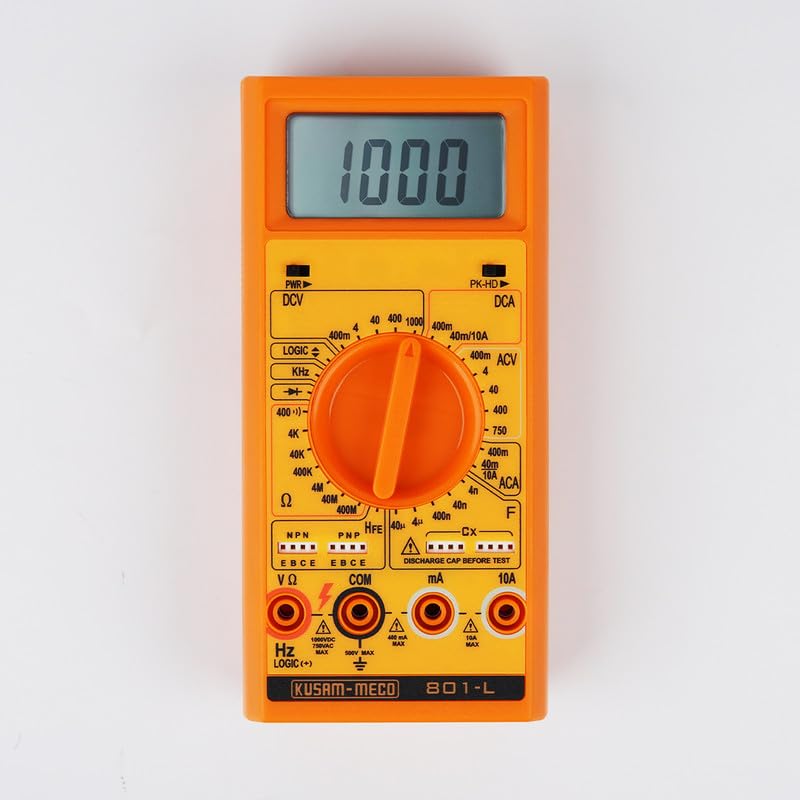 Kusam-Meco 801-L Digital Multimeter (4000 Counts, Auto Range Multimeter) image 1