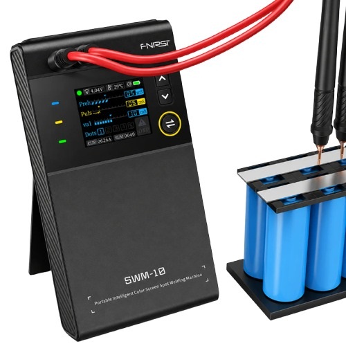 FNIRSI SWM-10 Portable Intelligent Spot Welding Machine (Double Pulse Battery Spot Welder with LCD Display) image 3