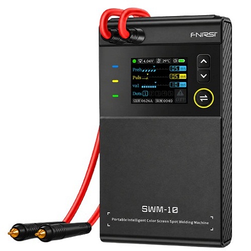 FNIRSI SWM-10 Portable Intelligent Spot Welding Machine (Double Pulse Battery Spot Welder with LCD Display) image 1