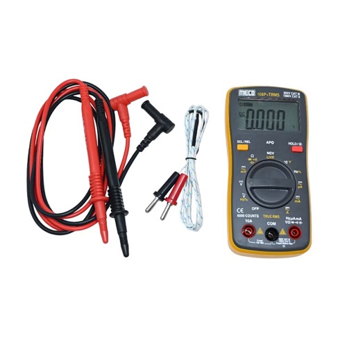 MECO 108P+ TRMS Battery Powered Digital Multimeter Pocket Size (6000 Count Autoranging Electrical Testing Meter) image 2