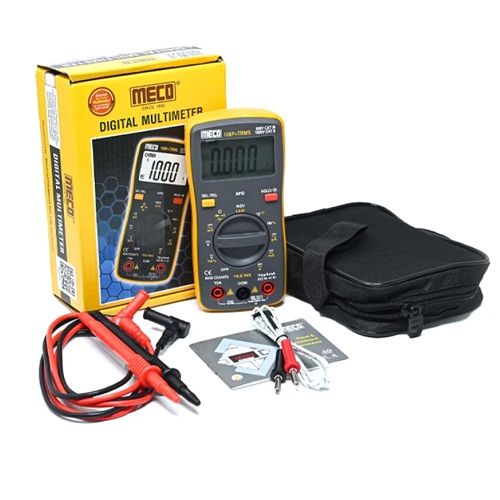 MECO 108P+ TRMS Battery Powered Digital Multimeter Pocket Size (6000 Count Autoranging Electrical Testing Meter) image 1