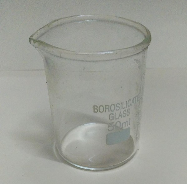 50ml Glass Beaker Laboratory Measuring Cup for Educational Experiments image 1