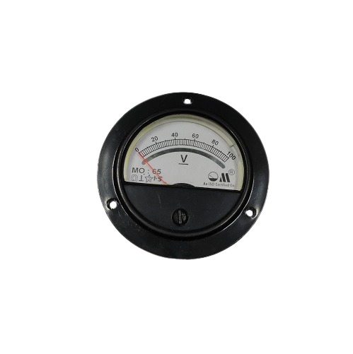 0-100V DC MO 65 Analog Panel Meter Accuracy 1.5% (Voltmeter for DC Voltage Measurement Applications)