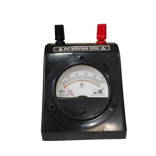 0-100V DC MO 65-Accuracy 1.5 % Analog meter With Stand image 1