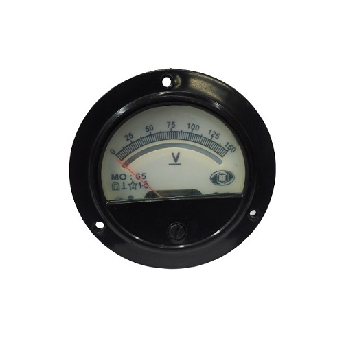 0-150V DC MO 65 Analog Panel Meter Accuracy 1.5% (Voltmeter for DC Voltage Measurement Applications)