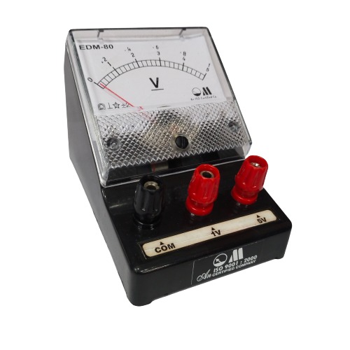 1V-5V DC EDM80 Dual Range Analog Panel Meter Accuracy 1.5% (Dual Range Voltmeter for DC Voltage Measurement Applications) image 2