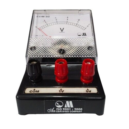 1V-5V DC EDM80 Dual Range Analog Panel Meter Accuracy 1.5% (Dual Range Voltmeter for DC Voltage Measurement Applications) image 3