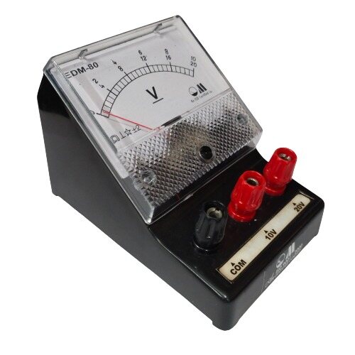10V-20V DC EDM80 Dual Range Analog Panel Meter Accuracy 1.5% (Dual Range Voltmeter for DC Voltage Measurement Applications) image 2