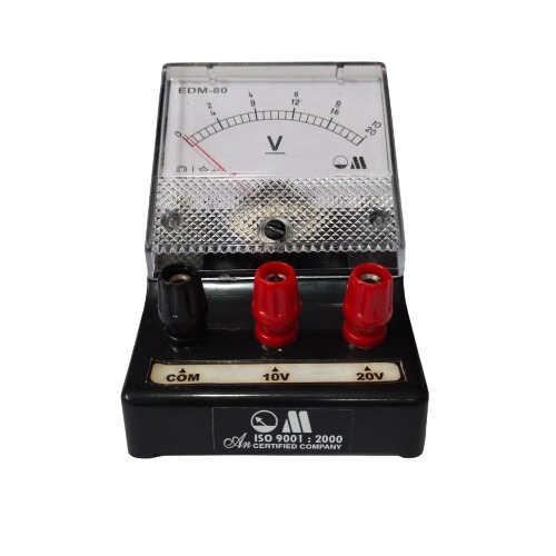 10V-20V DC EDM80 Dual Range Analog Panel Meter Accuracy 1.5% (Dual Range Voltmeter for DC Voltage Measurement Applications) image 4