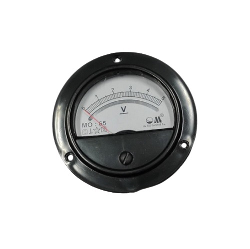 0-5V DC MO 65 Analog Panel Meter Accuracy 1.5% (Voltmeter for DC Voltage Measurement Applications) image 1