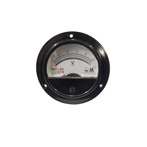 0-10V DC MO 65 Analog Panel Meter Accuracy 1.5% (Voltmeter for DC Voltage Measurement Applications) image 1