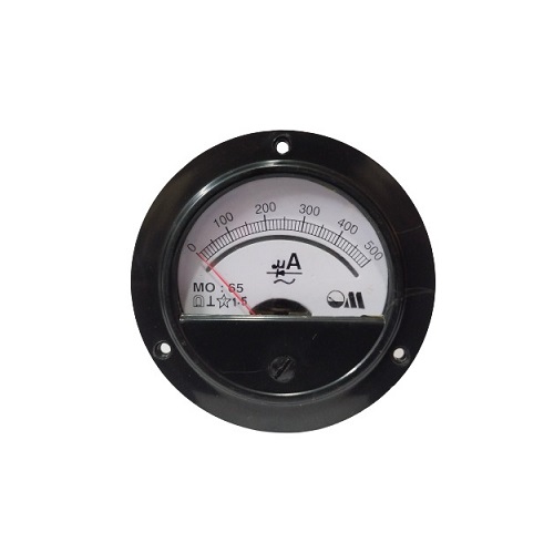 0-500µA AC MO 65 Analog Panel Meter Accuracy 1.5% (Micro Ammeter for AC Current Measurement Applications) image 1