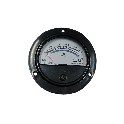 0-250µA DC MO 65 Analog Panel Meter Accuracy 1.5% (Micro Ammeter for Current Measurement Applications) image 1