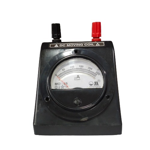 0-250µA DC MO 65-Accuracy 1.5 % Analog meter With Stand image 1