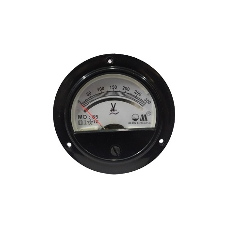 0-300V AC MO 65 Analog Panel Meter Accuracy 1.5% (Voltmeter for AC Voltage Measurement Applications) image 1
