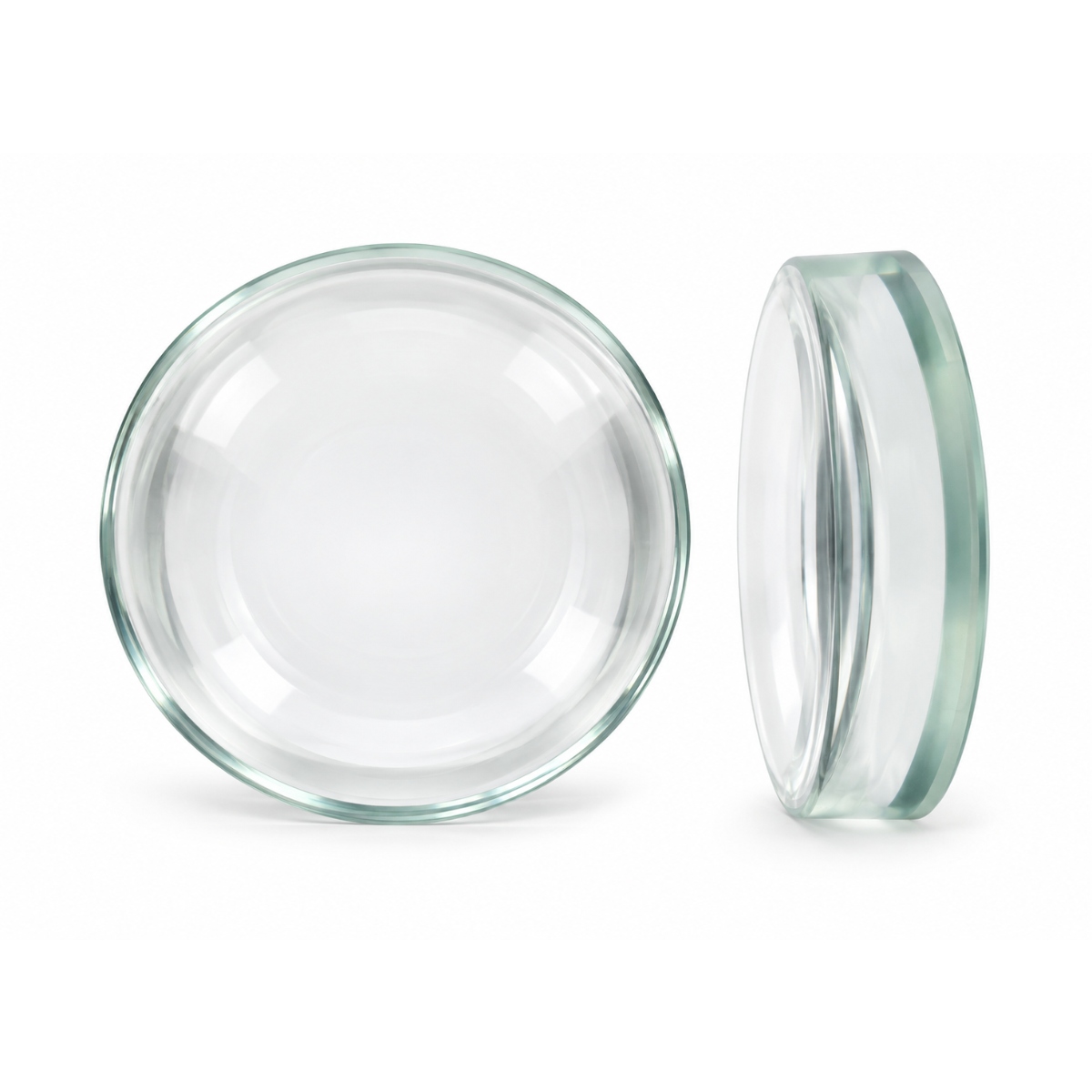 Double Concave Lens FL10cm (50mm Diameter, -100mm Focal Length, Optical Glass) image 1