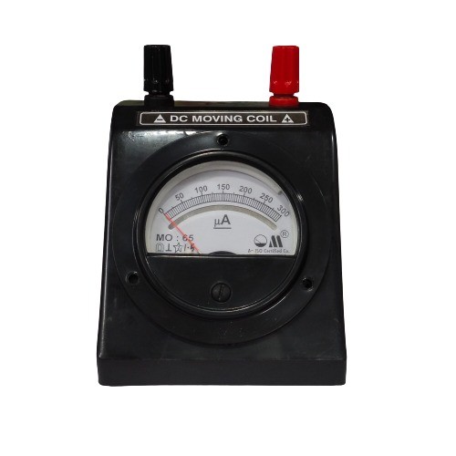 0-300µA DC MO 65-Accuracy 1.5 % Analog meter With Stand image 1