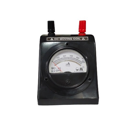 0-500µA DC MO 65-Accuracy 1.5 % Analog meter With Stand image 1