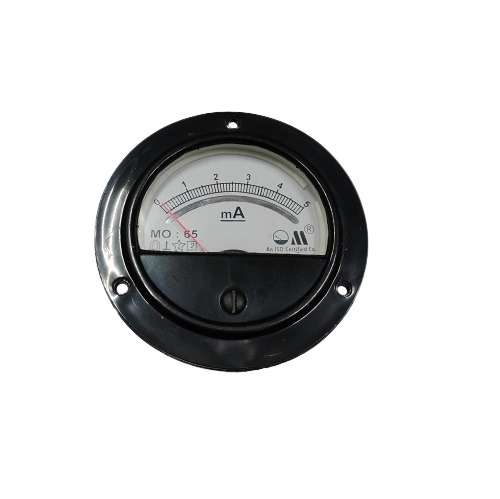 0-5mA DC MO 65 Analog Panel Meter Accuracy 1.5% (Milliammeter for DC Current Measurement Applications) image 1