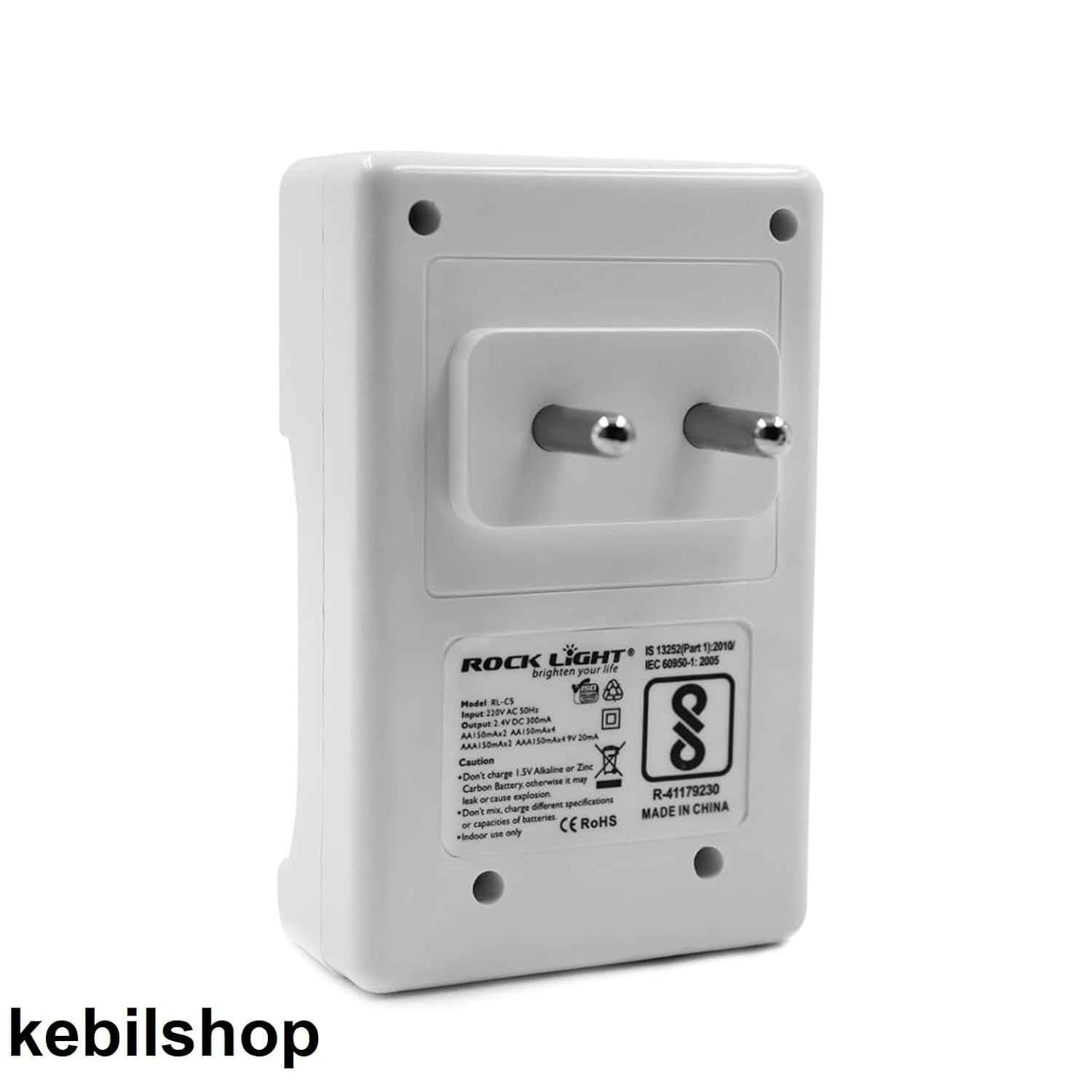 RL-C5 Battery Charger for AA AAA and 9V Batteries (Universal Battery Charger, Rechargeable Battery Charger) image 2