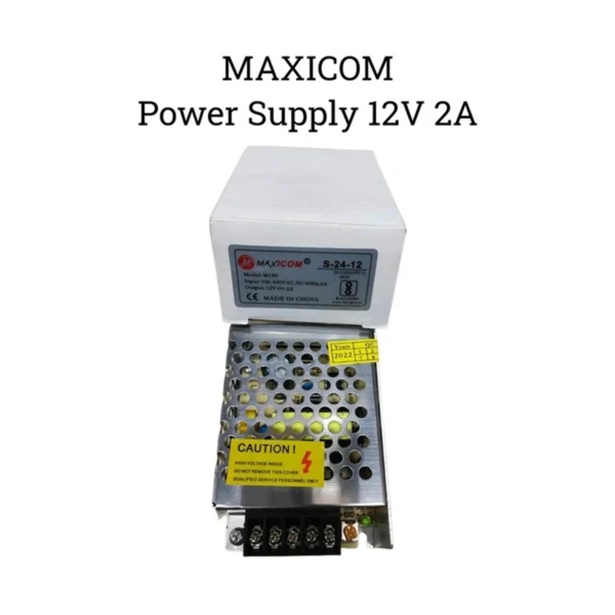 MAXICOM 12V 2A SMPS DC Metal Power Supply (24W Industrial Switching Power Supply) image 5
