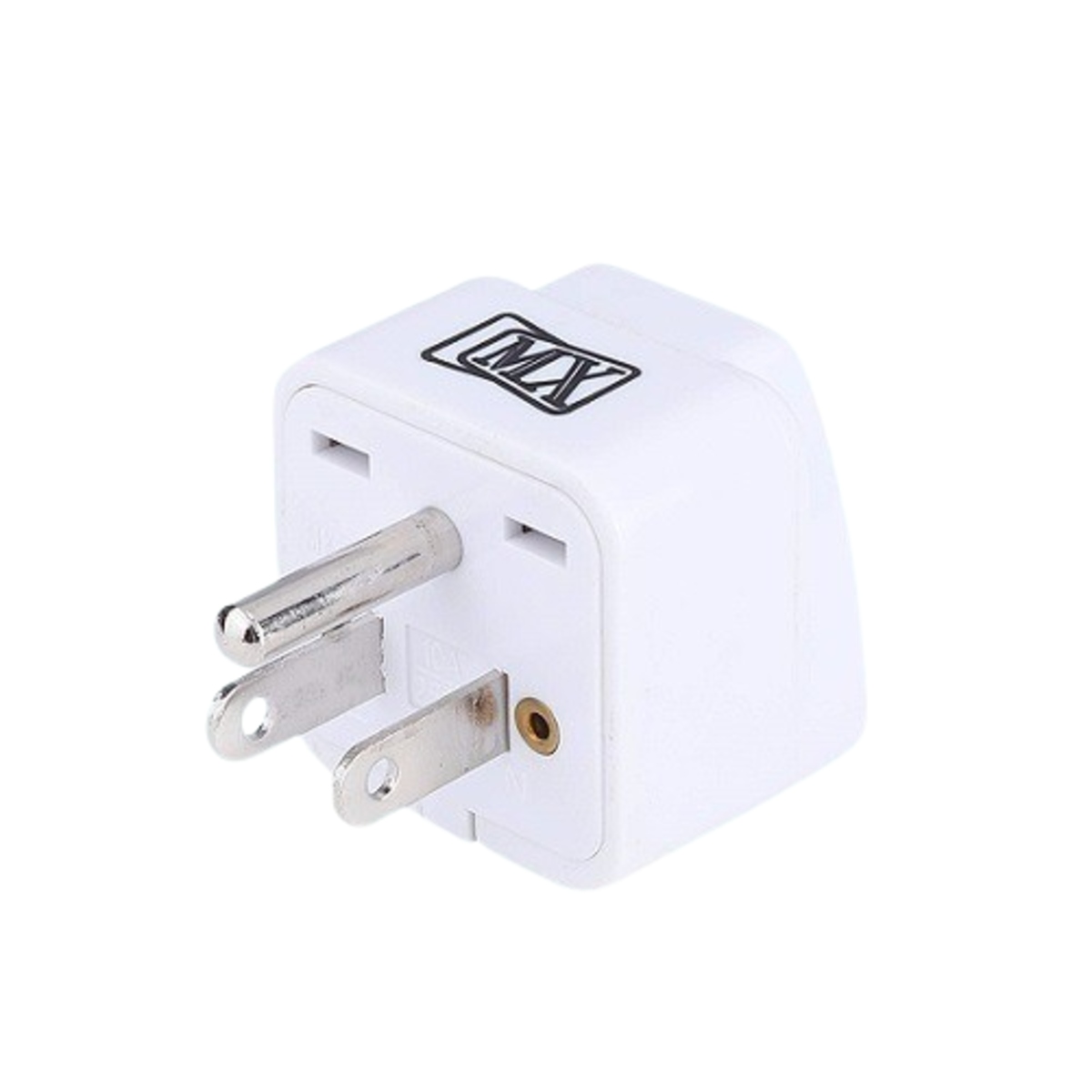 MX3014A Universal Conversion Plug 3-Pin 10A 250V (USA to India Travel Adapter) image 1