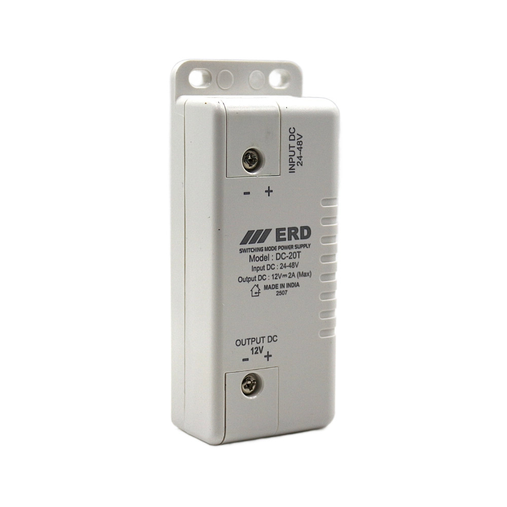 ERD DC-20T 12V 2A DC Power Supply (24W Regulated AC to DC Adapter) image 2