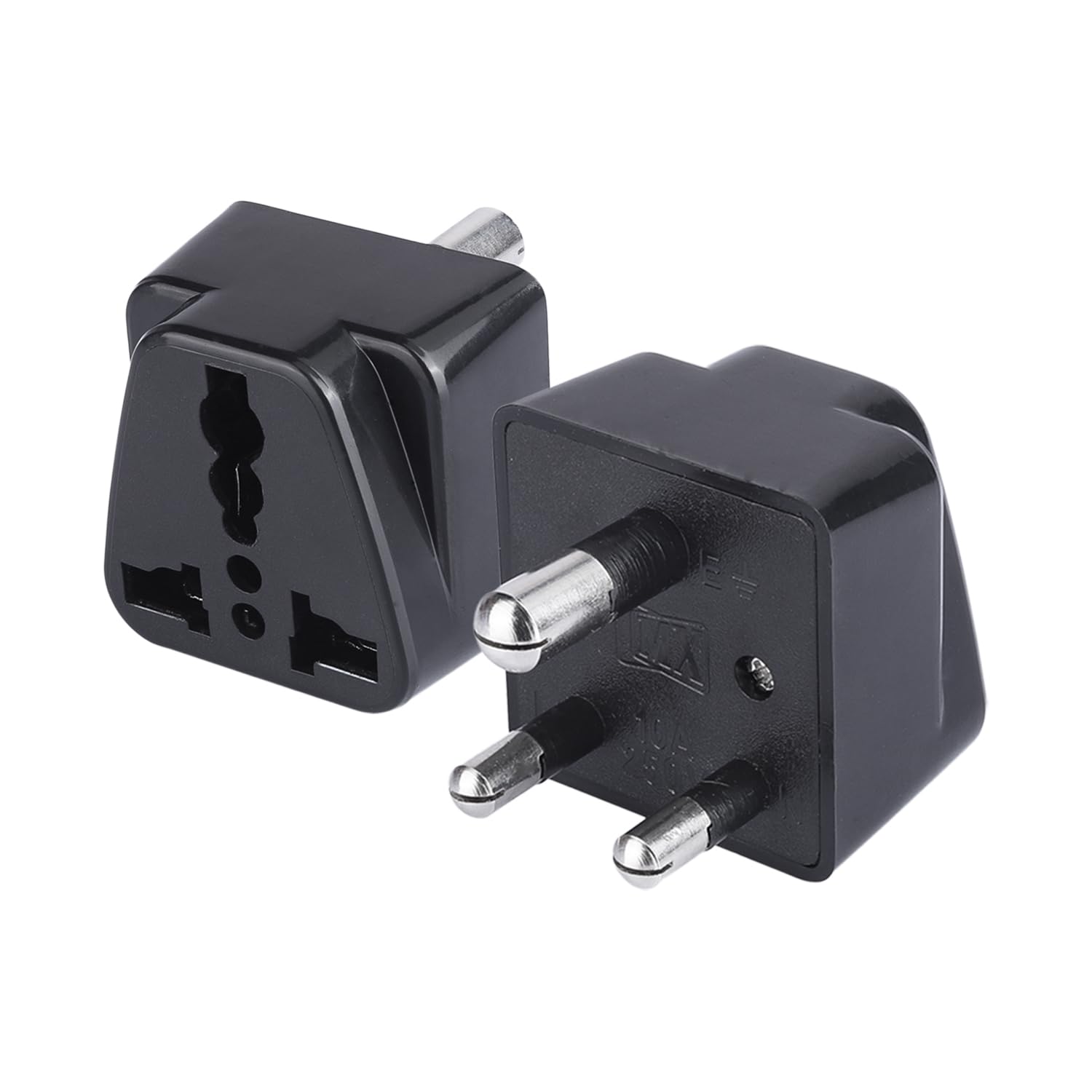 MX864 Universal Conversion Plug 3-Pin 5A 250V (India and South Africa Travel Adapter Plug) image 1