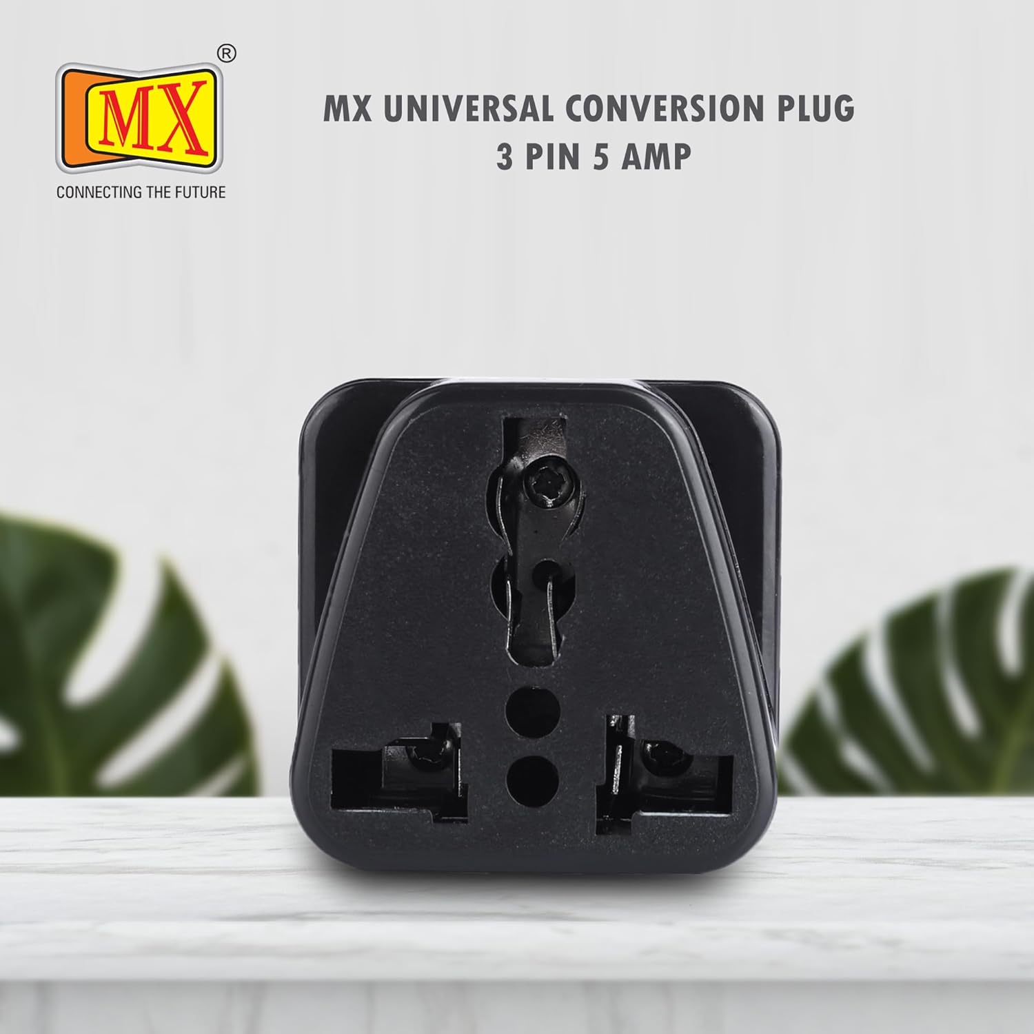 MX864 Universal Conversion Plug 3-Pin 5A 250V (India and South Africa Travel Adapter Plug) image 4