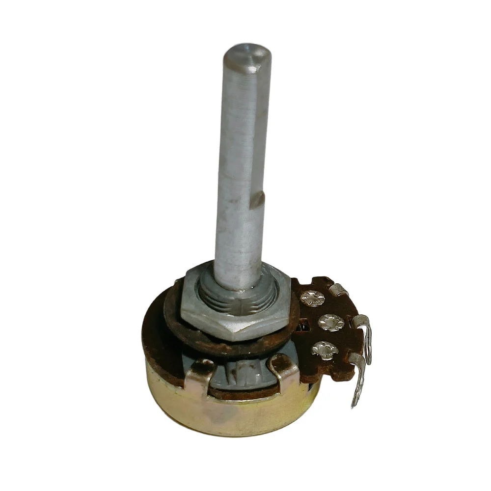 B1M 24mm Linear Potentiometer Metal Shaft (1M Ohm Variable Resistor, Rotary Potentiometer, Panel Mount Potentiometer) image 1