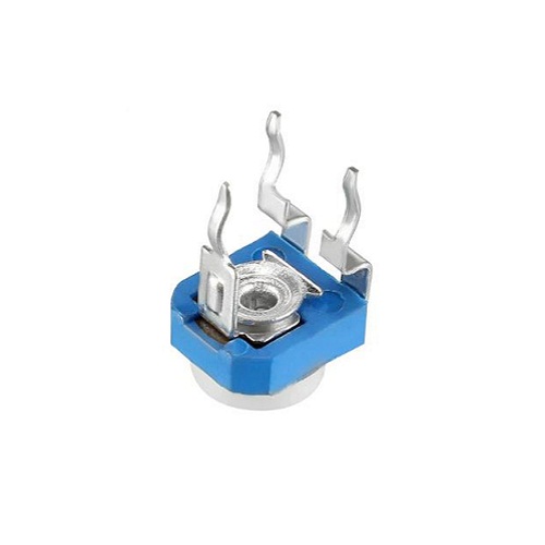 2K Ohm Variable Resistor Horizontal Metal Preset (Single Turn Trimmer Potentiometer for Circuit Calibration Applications) image 3