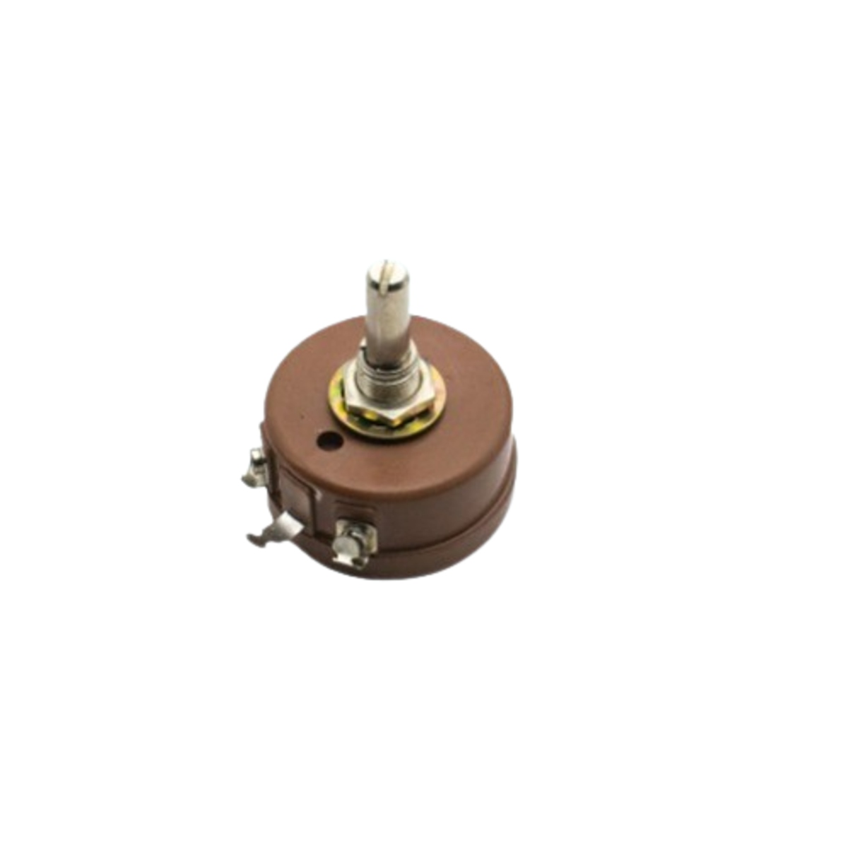 Pankaj 3K Ohm 3 Watt Wire Wound Potentiometer R.W-3 25mm Shaft (Variable Resistor) image 1