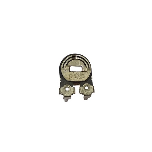 500K Ohm Variable Resistor Horizontal Preset Small (Single Turn Trimmer Potentiometer for Circuit Calibration Applications) image 1