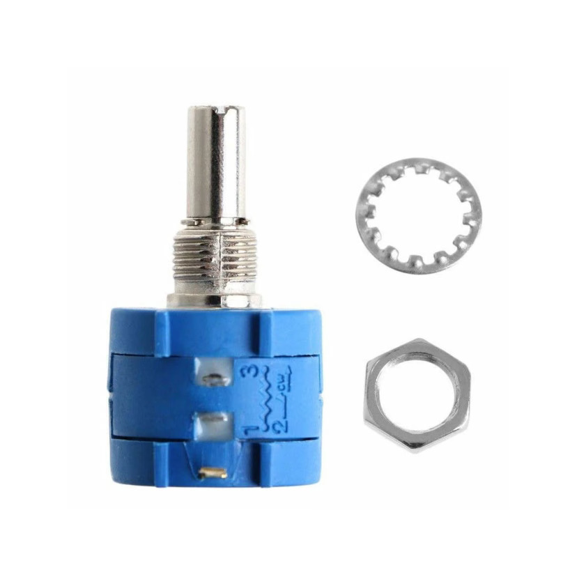100K Ohm Precision Multiturn Potentiometer 3590S-2-104L (10 Turn Wirewound Trimmer) image 3