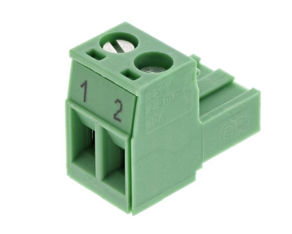 MSTB 2.5/2-ST-5.08 - 2 Pin 5.08mm Right Angle Female              image 1