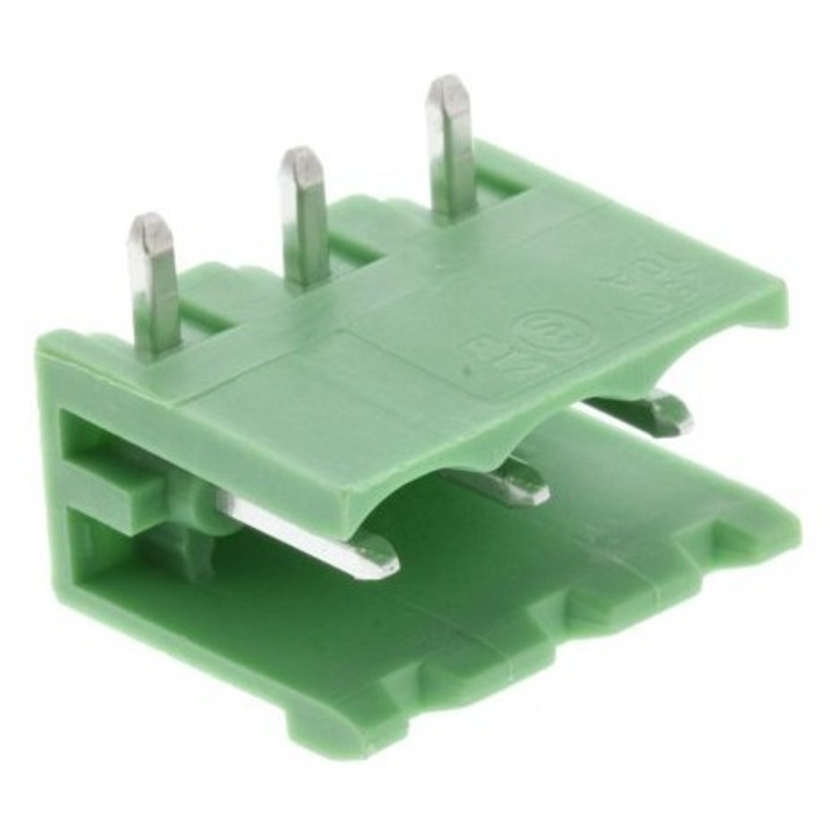 MSTB 2.5/3-G-5.08 3 Pin Right Angle Open Male Connector (5.08mm Terminal Block Header, PCB Connector) image 1