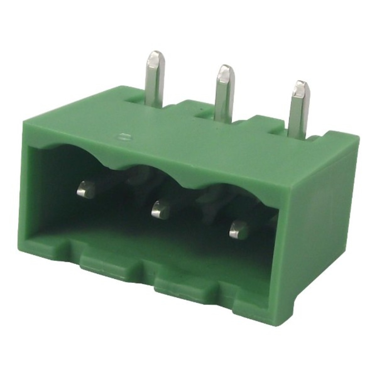 MSTBA 2.5/3-G-5.08 3 Pin 5.08mm Right Angle Close Male Connector (Pluggable Terminal Block Header) image 1