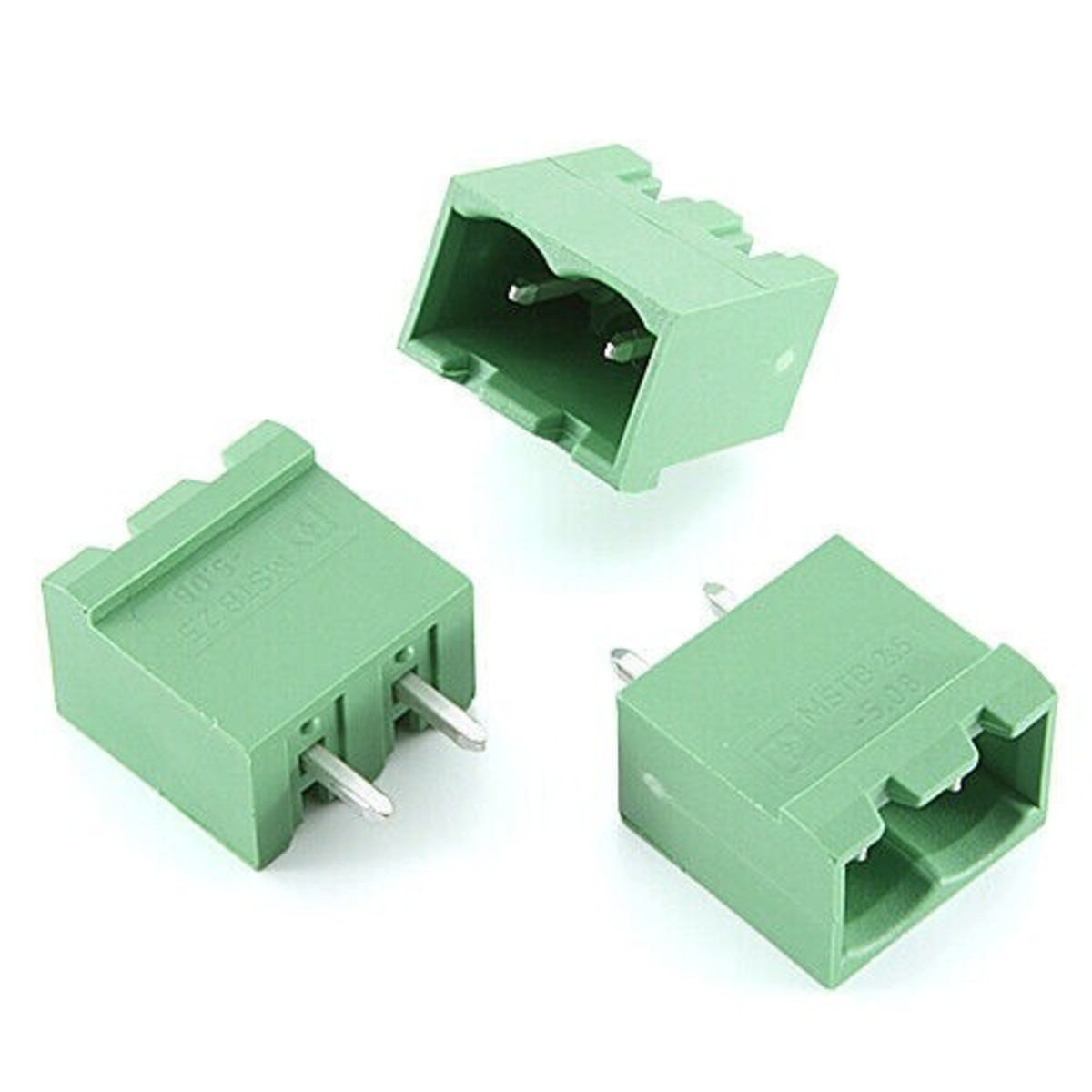 MSTBVA 2.5/2-G-5.08 2 Pin 5.08mm Straight Male PCB Terminal Block Connector (MSTBVA Connector) image 1