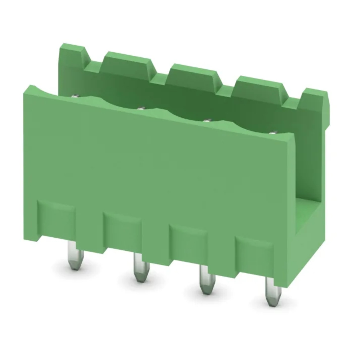 MSTBV 2.5/4-G-5.08 4 Pin Straight Open Male Terminal Block (5.08mm PCB Header) image 1