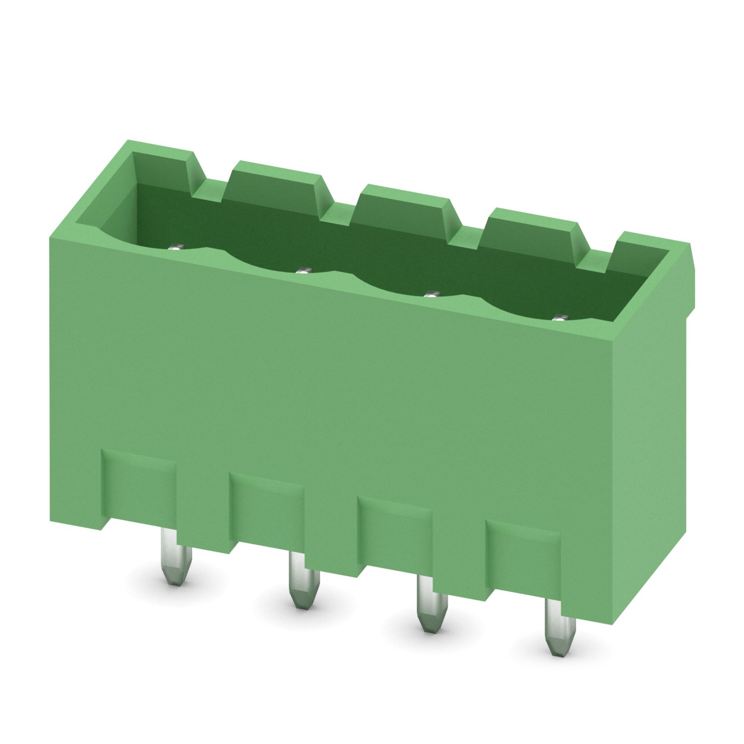 MSTBVA 2.5/4G/5.08 4 Pin 5.08mm Straight Male PCB Terminal Block Connector (MSTBVA Connector) image 1