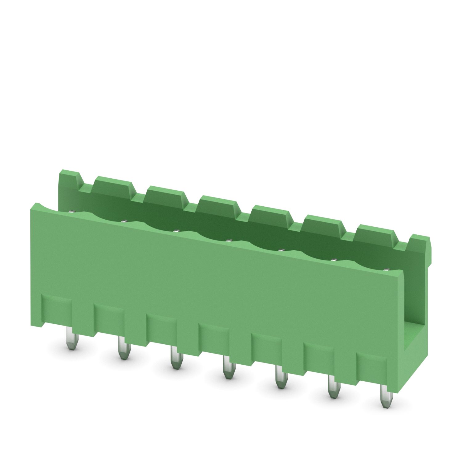 MSTBV 2.5/7-G-5.08 7 Pin Straight Open Male Terminal Block (5.08mm PCB Header) image 1