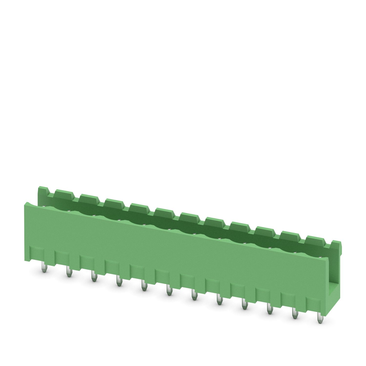 MSTBV 2.5/12-G-5.08 12 Pin Straight Open Male Terminal Block (5.08mm PCB Header) image 1