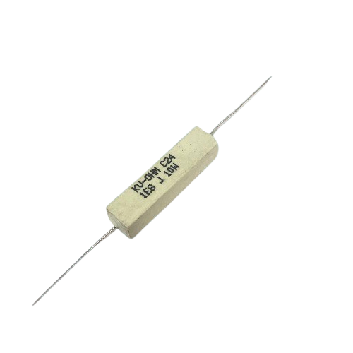 1.8 Ohm 10W Ceramic Encased Wire Wound Resistor 5% (Axial Lead Power Resistor) image 1