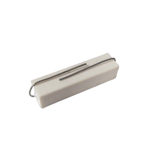 27E 10W 5% Axial Lead  Ceramic Encased White Wire Wound Resistors       image 1