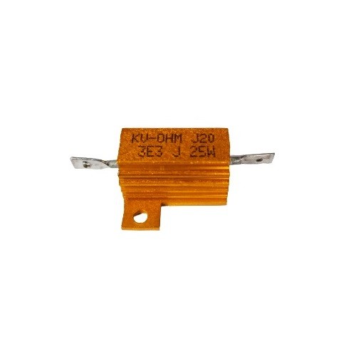3.3E 25W 5% Aluminium housing Wirewound Resistor image 1
